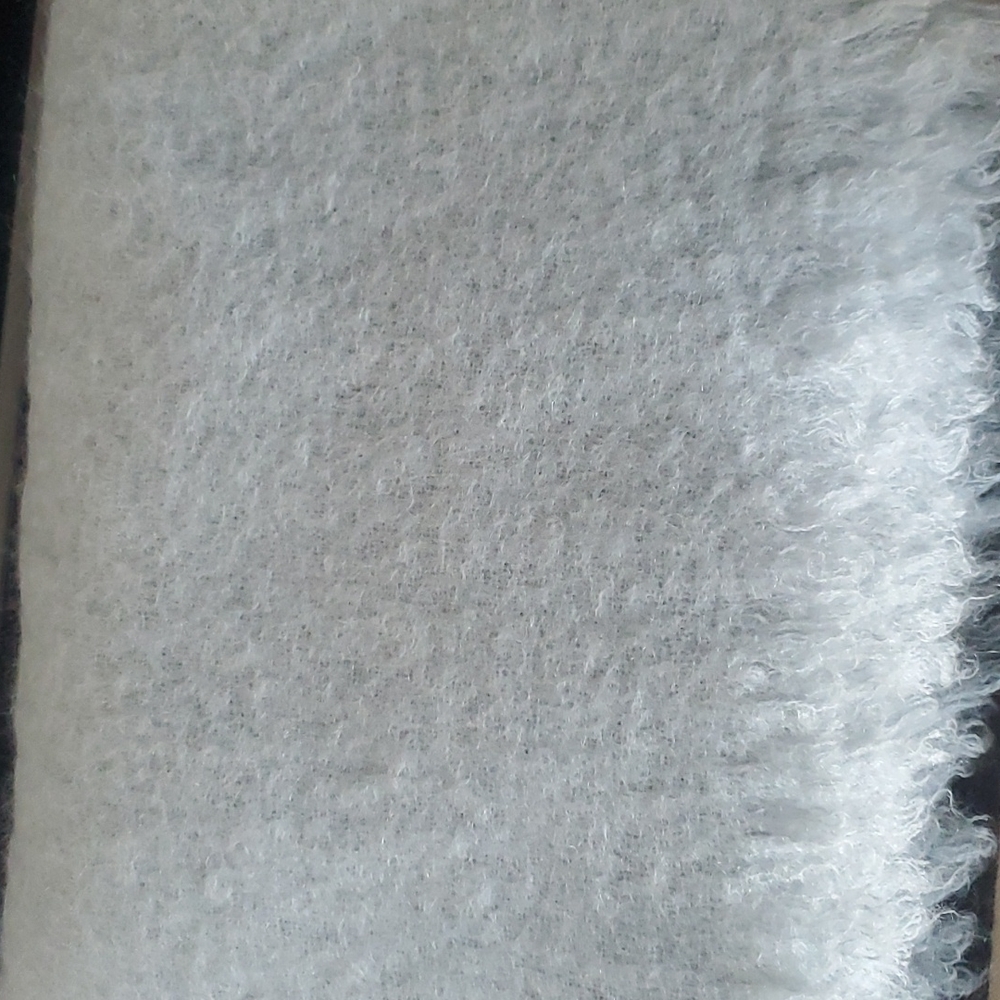 Rare Ralph Lauren Mohair Throw 96X96 - Picture 6 of 8